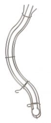 JJP Pirates of the Caribbean Left Return Wireform Ramp - Chrome